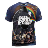 Shirt Front Pulse Ring Of Rainbow 60th Anniversary 1965 2025 Pink Floyd Tshirt - OtherBrick
