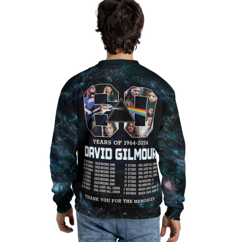 60 Years Of 1964-2024 David Gilmour European Tour 2024 Shirt 60 Years Of 1964-2024 David Gilmour European Tour 2024 Shirt