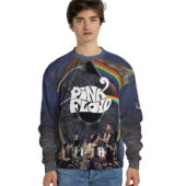 Sweater Front Pulse Ring Of Rainbow 60th Anniversary 1965 2025 Pink Floyd Hoodie - OtherBrick