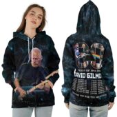 Ziphoodie 60 Years Of 1964 2024 David Gilmour European Tour 2024 - OtherBrick