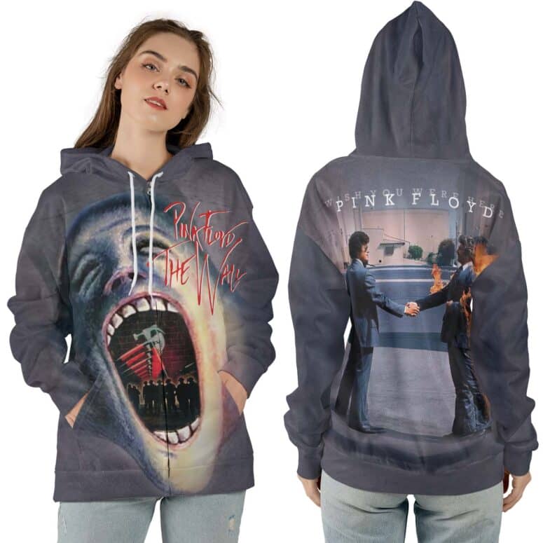 Pink Floyd The Wall Album And HandShake Wish You Were Here Shirt