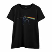 Cookie Monster Dark Side Of The Moon Pink Floyd Front Wtee Black - OtherBrick