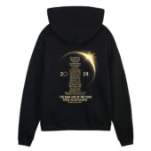 Dark Side Of The Moon Pink Floyd The Solar Eclipse Lyric Back Hoodie Back - OtherBrick