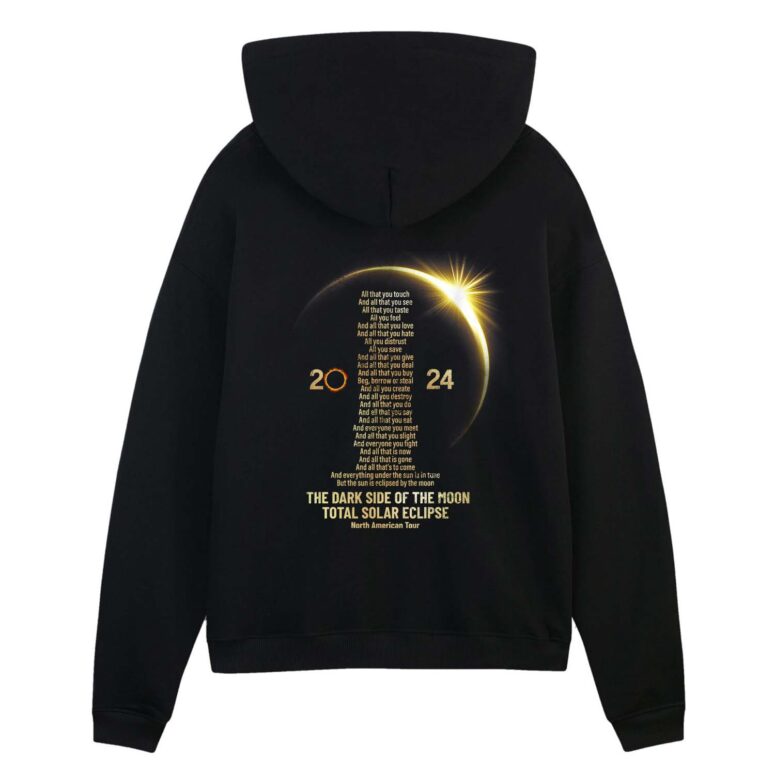 Dark Side of the Moon Pink Floyd The Solar Eclipse Lyric Shirt