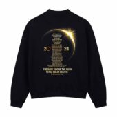 Dark Side Of The Moon Pink Floyd The Solar Eclipse Lyric Back Sweater Back - OtherBrick