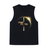 Dark Side Of The Moon Pink Floyd The Solar Eclipse Lyric Front Tank Black - OtherBrick