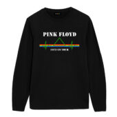 Ekg Pyramid Tour Pink Floyd Heartbeat Front Longsleeve Black - OtherBrick