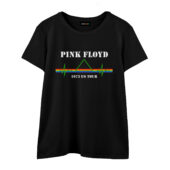 Ekg Pyramid Tour Pink Floyd Heartbeat Front Wtee Black - OtherBrick