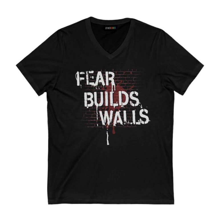 Fear Builds Walls Pink FLoyd Shirt