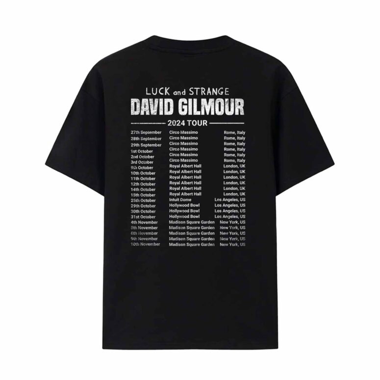Luck And Strange David Gilmour Tour 2024 Shirt