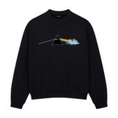 My Little Pony Dark Side Of The Moon Pink Floyd Front Sweatshirt Black - OtherBrick