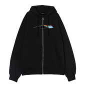 My Little Pony Dark Side Of The Moon Pink Floyd Front Ziphoodie Black - OtherBrick