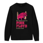 Pig Fly En Chair Et En Os Pink Floyd In The Flesh Concert Front Longsleeve Black - OtherBrick