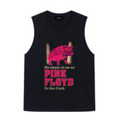 Pig Fly En Chair Et En Os Pink Floyd In The Flesh Concert Front Tank Black - OtherBrick