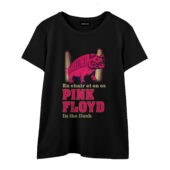 Pig Fly En Chair Et En Os Pink Floyd In The Flesh Concert Front Wtee Black - OtherBrick
