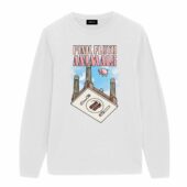 Pink Floyd Animals 2018 Remix Bacon Table Front Longsleeve White - OtherBrick