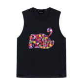 Pink Floyd Flowes Logo Front Tank Black - OtherBrick