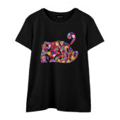 Pink Floyd Flowes Logo Front Wtee Black - OtherBrick