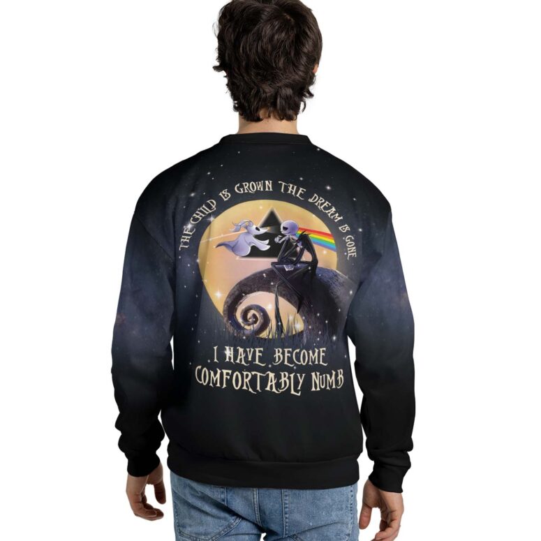The Dream Is Gone Dark Side Of The Moon Jack Skellington Pink Floyd Shirt The Dream Is Gone Dark Side Of The Moon Jack Skellington Pink Floyd Shirt