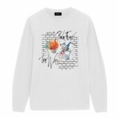 Pink Floyd The Wall Wife And Teacher Front Longsleeve White - OtherBrick
