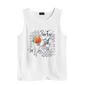 Pink Floyd The Wall Wife And Teacher Front Tank White - OtherBrick