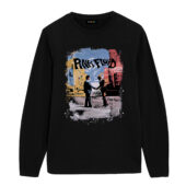 Pink Floyd Wish You Were Here Album Cover Vintage Front Longsleeve Black - OtherBrick