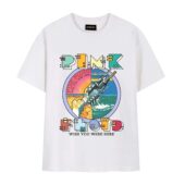 Robot Handshake Pink Floyd Wish You Were Here Front Tshirt White - OtherBrick