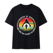 Shorter Of Breath And One Day Closer To Death Dsotm Pink Floyd Front Tshirt Black - OtherBrick