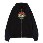 Shorter Of Breath And One Day Closer To Death Dsotm Pink Floyd Front Ziphoodie Black - OtherBrick