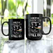 Some Of Us Grew Up Listenig To Pink Floyd Dark Side Of The Moon Mug 11oz Copy Mug Black 2 - OtherBrick