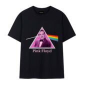 The Barber Kevin Bacon Dark Side Of The Moon Pink Floyd Front Tshirt Black - OtherBrick