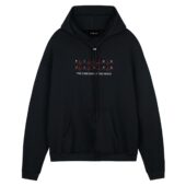 The Dark Side Of The Moon 50th Anniversary Heartbeat Pink Floyd Front Hoodie Black - OtherBrick