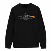 The Dark Side Of The Moon Heartbeat Australian Pink Floyd Show Front Longsleeve Black - OtherBrick