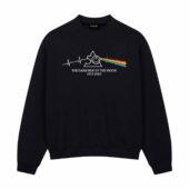 The Dark Side Of The Moon Heartbeat Australian Pink Floyd Show Front Sweatshirt Black - OtherBrick