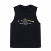The Dark Side Of The Moon Heartbeat Australian Pink Floyd Show Front Tank Black - OtherBrick
