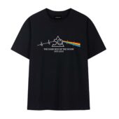 The Dark Side Of The Moon Heartbeat Australian Pink Floyd Show Front Tshirt Black - OtherBrick