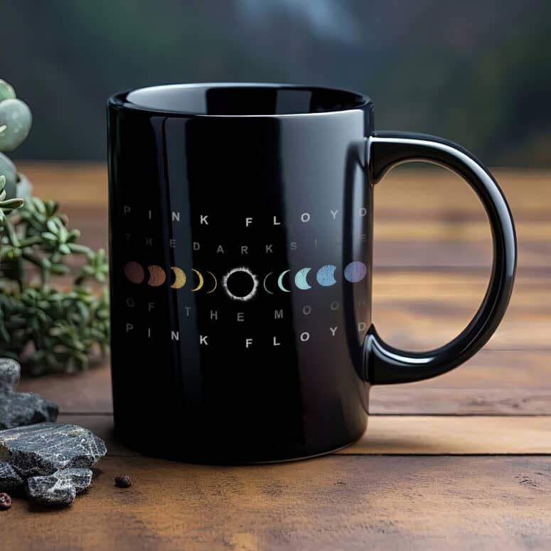 The Dark Side Of The Moon Rainbow Eclipse Mug The Dark Side Of The Moon Rainbow Eclipse Mug