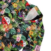 Hawaiian Shirt Pocket Mini Size Album Icon The Wall Dsotm Pink Floyd Tropical Plants Hawaiian Shirtx - OtherBrick