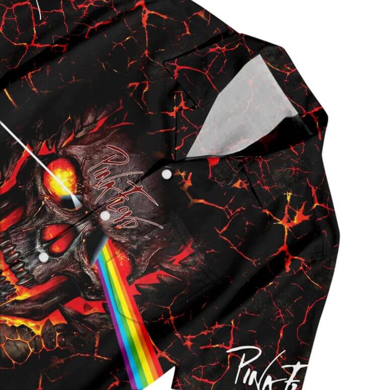 Dark Side Of The Moon Prism Over Serene Lake Pink Floyd Back Art Hawaiian Shirt Dark Side Of The Moon Prism Over Serene Lake Pink Floyd Back Art Hawaiian Shirt