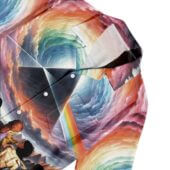 Hawaiian Shirt Pocket Mini Size Dark Side Of The Moon Prism Over Serene Lake Pink Floyd Back Art Hawaiian Shirt X - OtherBrick
