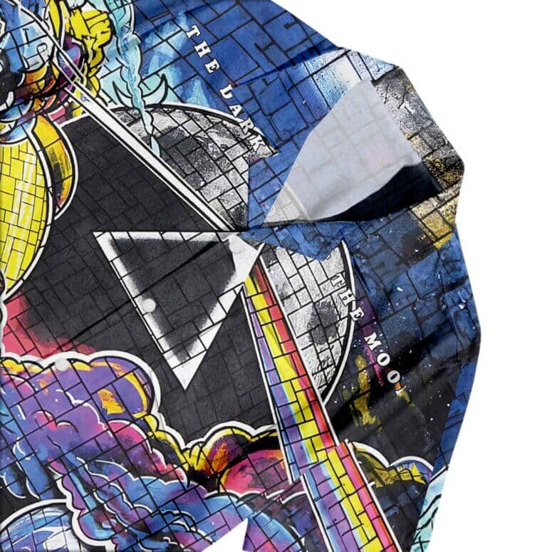 Dark Side Of The Moon Prism Over Serene Lake Pink Floyd Back Art Hawaiian Shirt Dark Side Of The Moon Prism Over Serene Lake Pink Floyd Back Art Hawaiian Shirt