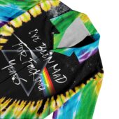 Hawaiian Shirt Pocket Mini Size I Have Been Mad For Fucking Years Dark Side Of The Moon 1973 Inspired Acid Wash Hawaiian Shirt X - OtherBrick