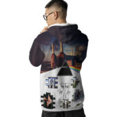Hoodie Back Dsotm Animals Wywh And Pink Floyd The Wall Fecking Flowers The Division Bell Atom Heart Mother Hoodie - OtherBrick