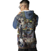Hoodie Back Pink Floyd Album Collage Art Hoodie - OtherBrick