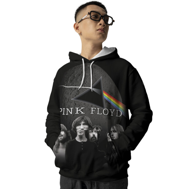 Dark Side Of The Moon Pink Floyd Band On The Moon Shirt
