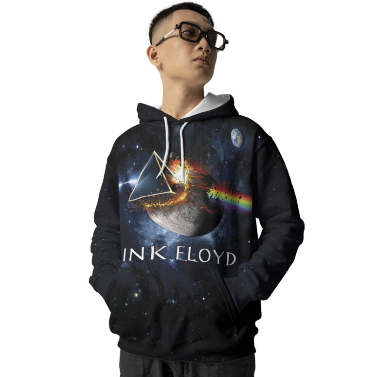 Dark Side Of The Moon Universe Galaxy Pink Floyd Shirt