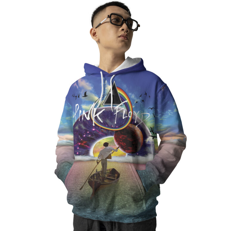 The Endless River x Pulse Album And Eclipse DSOTM Rainbow Ring Art Shirt