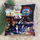 Pilow Black 3 Pink Floyd The Wall Dsotm Division Bell And Atom Heart Mother Art Pillow - OtherBrick