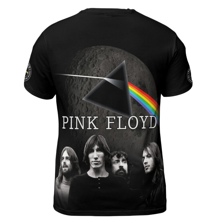 Dark Side Of The Moon Pink Floyd Band On The Moon Shirt