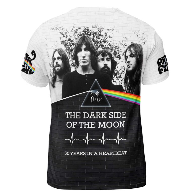 Pink Floyd The Wall Dark Side Of The Moon 50 years Anniversary 3D Shirt